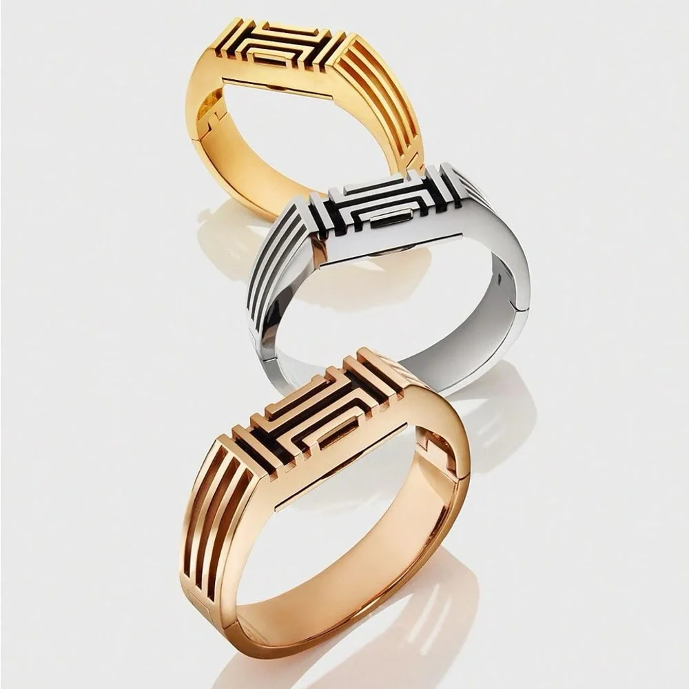 Tory Burch Silver Bracelet (+ holds Fitbit) - Picture 3 of 10